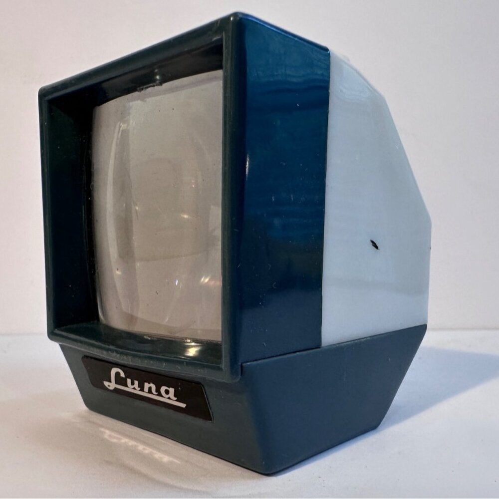 Vintage 1960's Luna Magnifying Viewer 35 MM Slides Negatives Retro Design